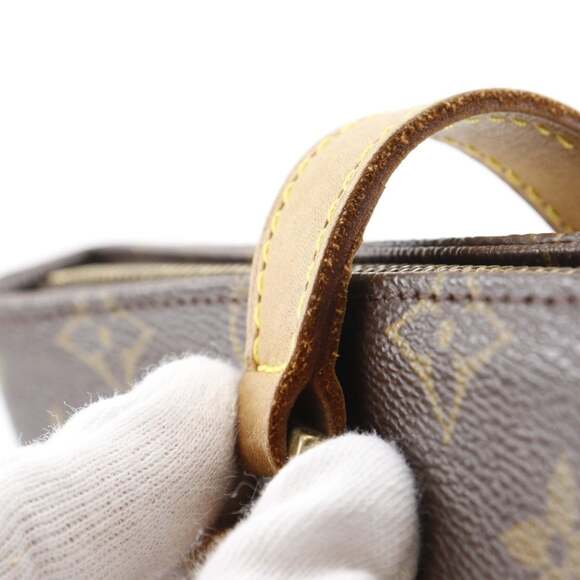 LOUIS VUITTON Brown Monogram Canvas Piano Tote Bag - Picture 9 of 16